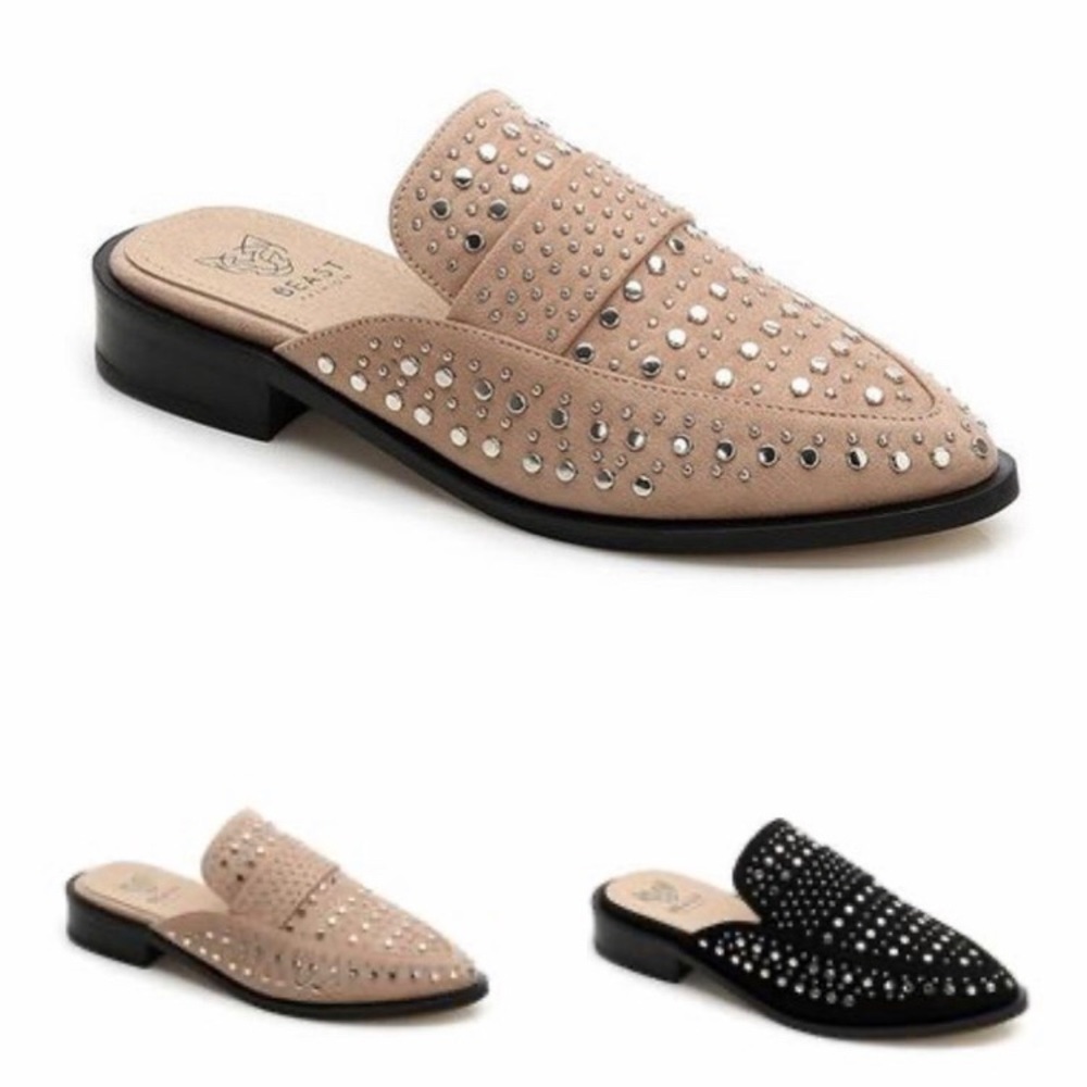 New Tan Mules